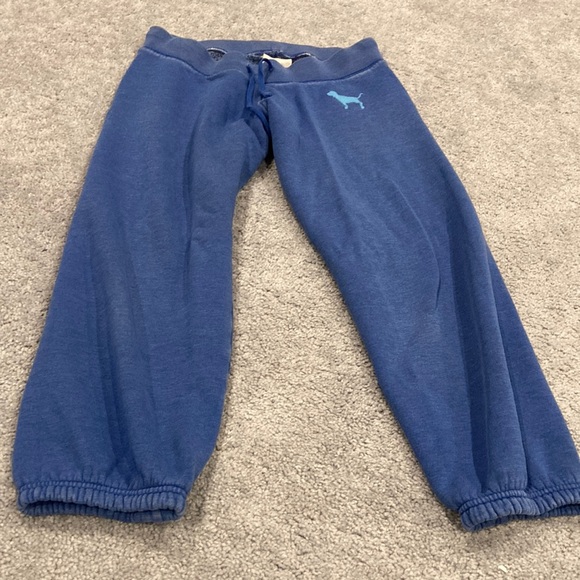 PINK Victoria's Secret Pants - SOLD ELSEWHERE! PINK Capri Blue Sweatpants